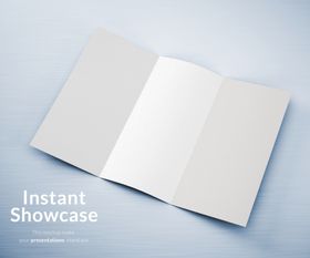 三折页样机模板展示智能展示设计