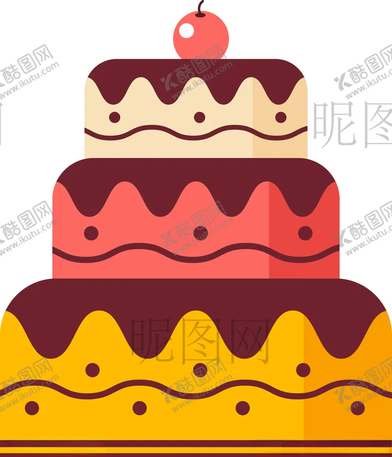 编号：67937109250913057709【酷图网】源文件下载-生日蛋糕UI标识标志LOGO