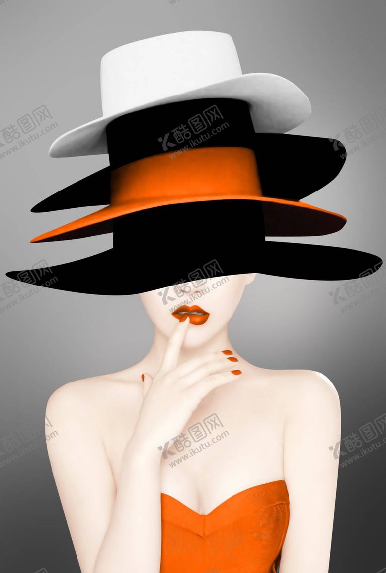 编号：15941412042341282786【酷图网】源文件下载-紫色时尚美女艺术挂画装饰画