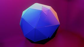 彩色几何渐变抽象背景