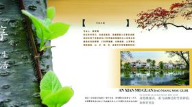 创意唯美大自然地产文案海报