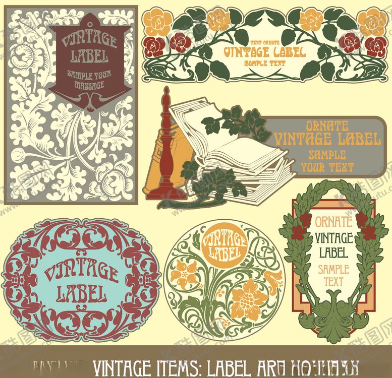 编号：64889009101441405408【酷图网】源文件下载-复古高档花纹