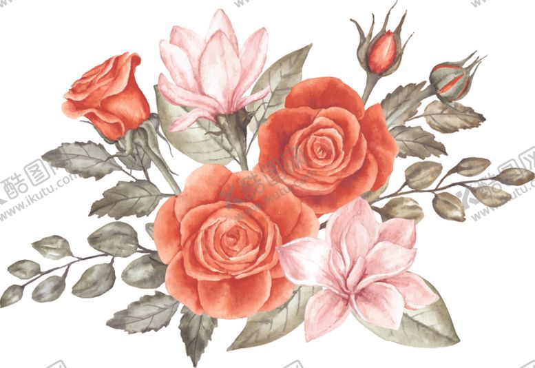 编号：44407209102301315568【酷图网】源文件下载-手绘鲜花