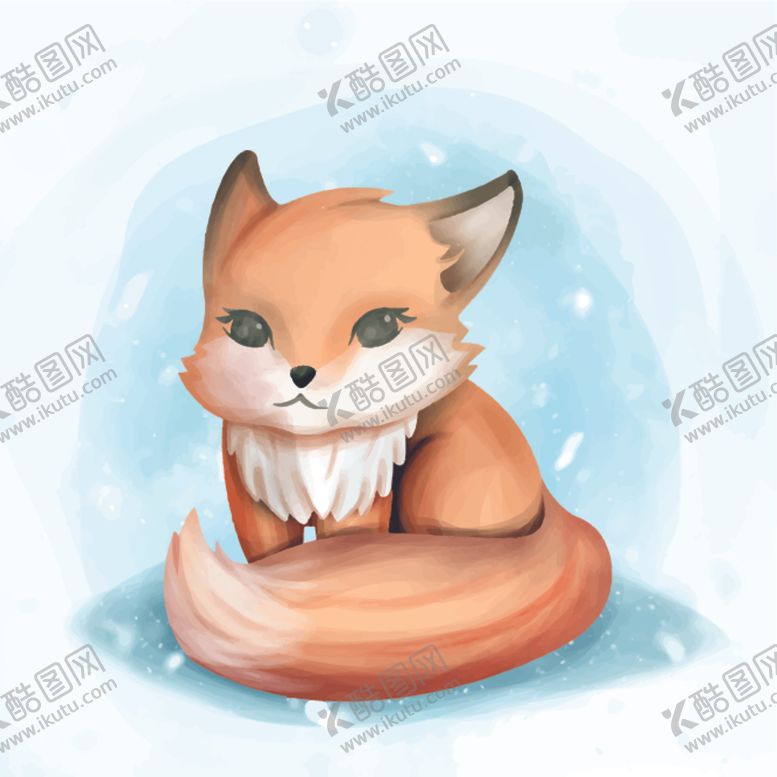 编号：79490807040125468735【酷图网】源文件下载-水彩动物