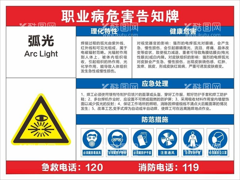 编号：27189512160802476527【酷图网】源文件下载-职业危害告知牌