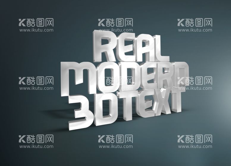 编号：79308611272235036451【酷图网】源文件下载-3D立体艺术字样机模版