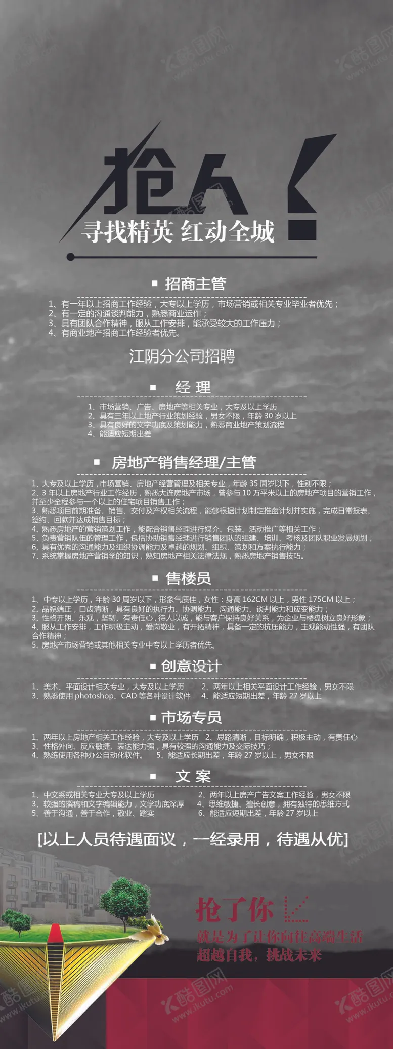 编号：32547609290310079538【酷图网】源文件下载-招聘