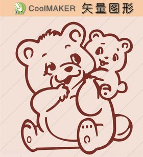 动物剪纸简洁手绘手绘画