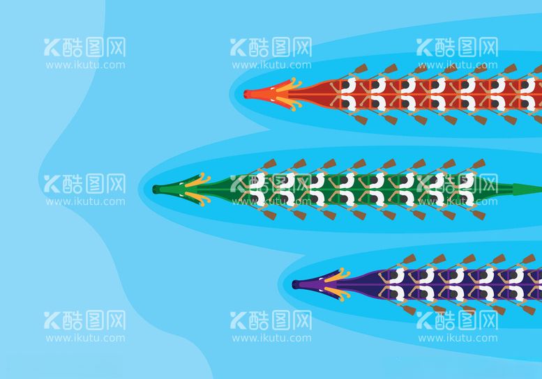 编号：17518902090441545532【酷图网】源文件下载-端午节赛龙舟