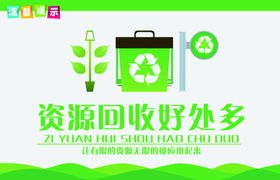 资源回收社会公益宣传垃圾分类