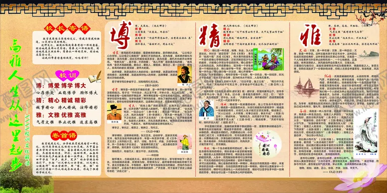 编号：83454210150946049552【酷图网】源文件下载-中学校训