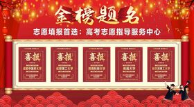 金榜题名展示墙