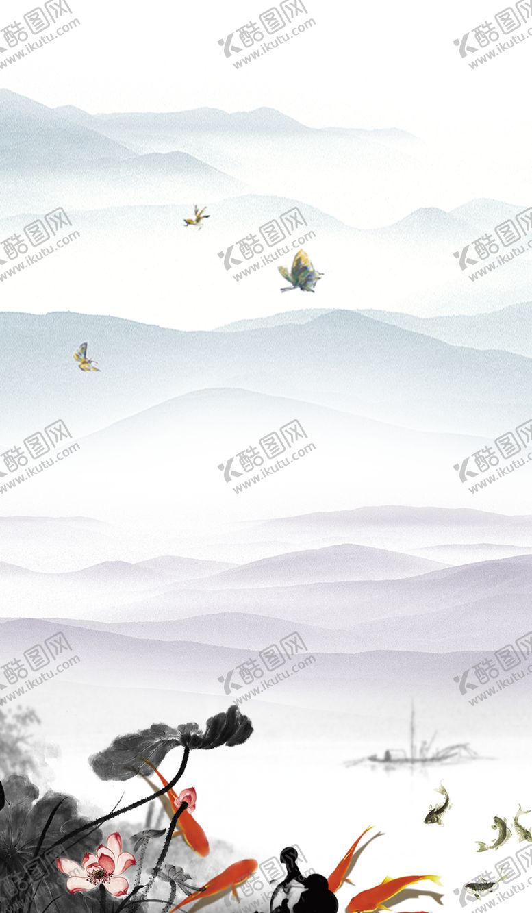 编号：59964704241010014556【酷图网】源文件下载-水墨山水