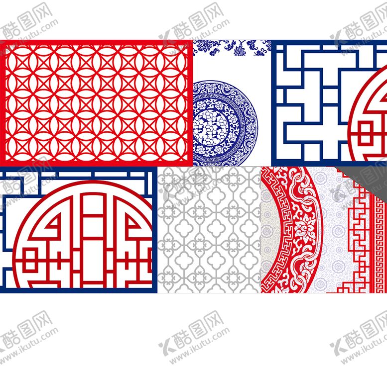 编号：61823301250419171501【酷图网】源文件下载-中式花纹