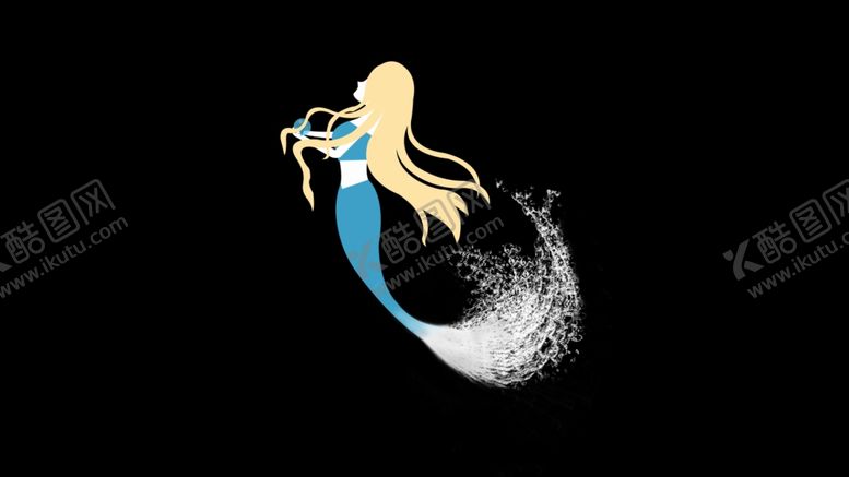 编号：30532610212035589115【酷图网】源文件下载-手绘美人鱼