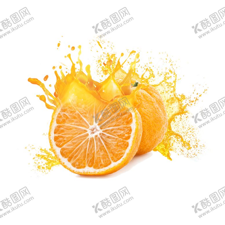 编号：62790501280412406950【酷图网】源文件下载-橘子喷溅  