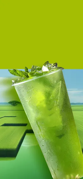 奶茶水果灯箱水果展板创意水果冰爽水果