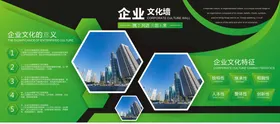 企业文化墙荣誉背景造型画
