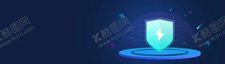 编号：79530006300745454838【酷图网】源文件下载-APP网站蓝色banner矢量