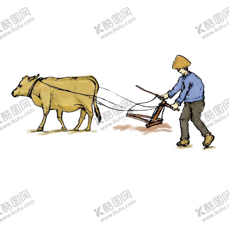 编号：53723004070952122394【酷图网】源文件下载-犁田