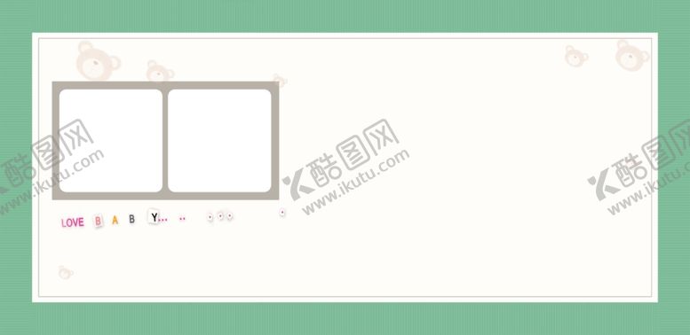 编号：92160407040250064748【酷图网】源文件下载-儿童摄影相册模板字母