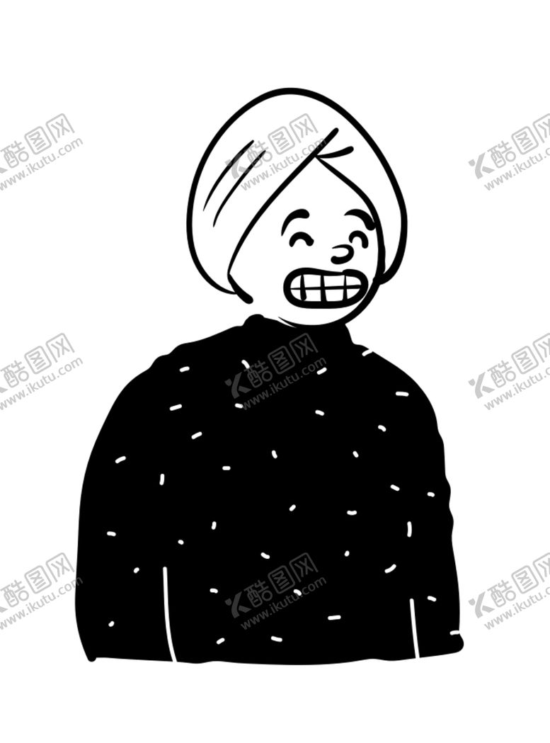 编号：19676912302323068121【酷图网】源文件下载-嬉皮笑脸男子