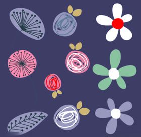 黄金金属花花花朵CDR矢量素材