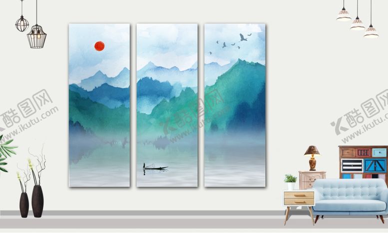 编号：33265505061615543380【酷图网】源文件下载-山水画