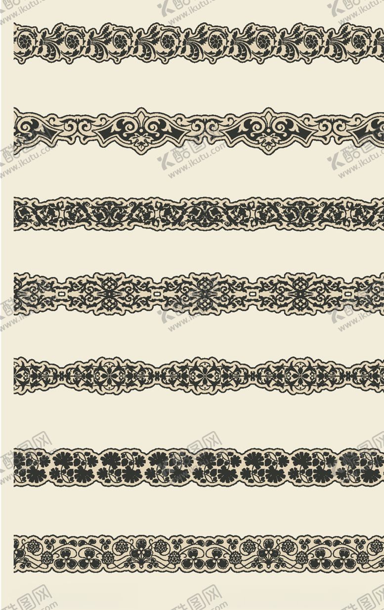 编号：84650809200201269116【酷图网】源文件下载-花边图案