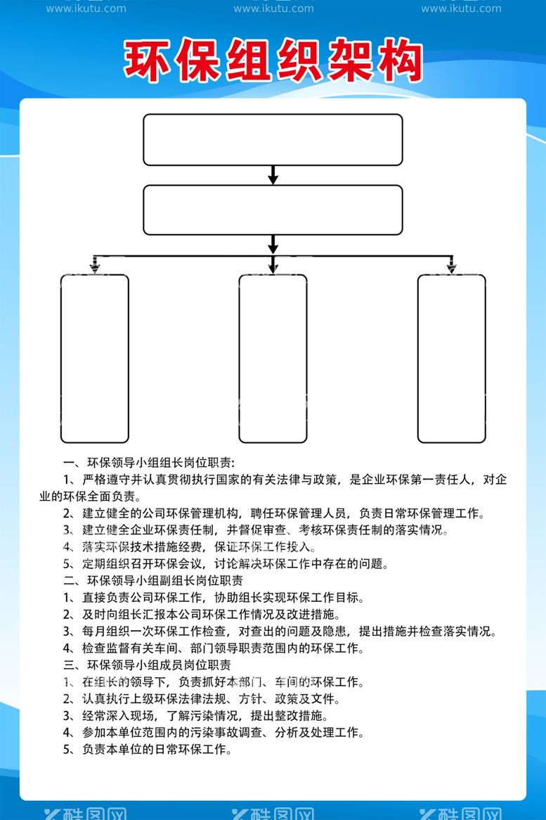 编号：72416912060339412122【酷图网】源文件下载-环保组织架构图