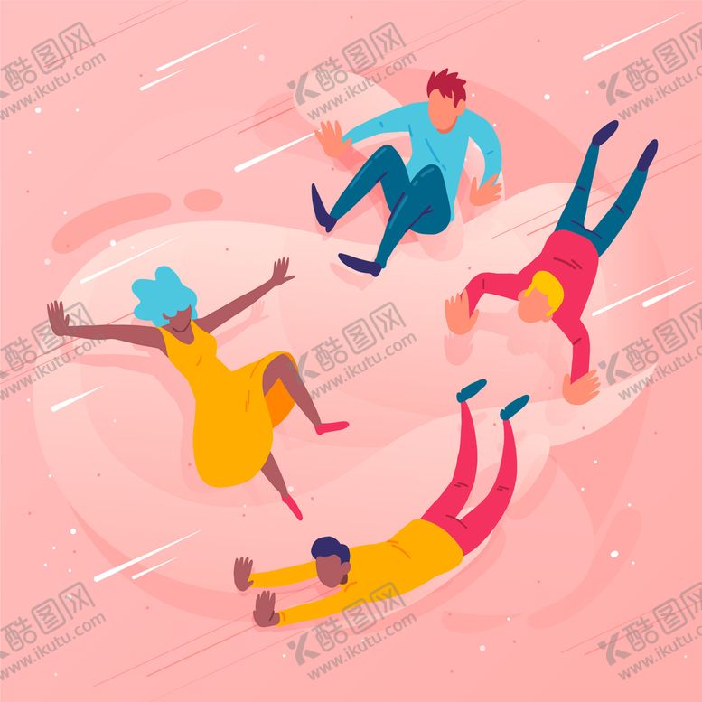 编号：71145010250348025782【酷图网】源文件下载-失重的人