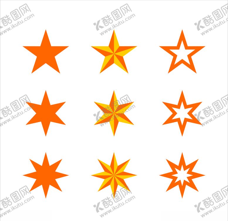 编号：98504710110036265456【酷图网】源文件下载-星星