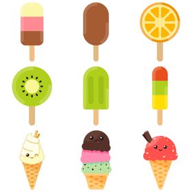 卡通冰淇淋