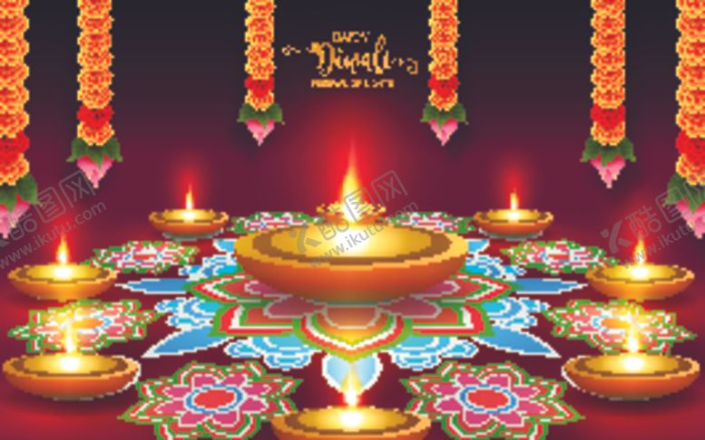 编号：46436609090037496182【酷图网】源文件下载-排灯节