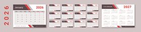 2026年台历模板