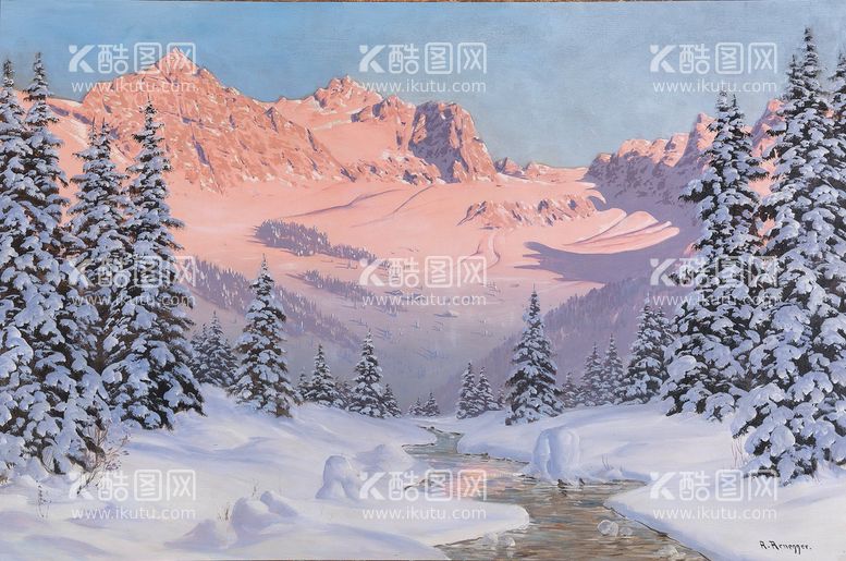 编号：40278109240512122087【酷图网】源文件下载-油画 乡村油画 乡村画 农村 