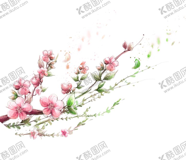 编号：65095312152047271661【酷图网】源文件下载-梅花桃花PNG