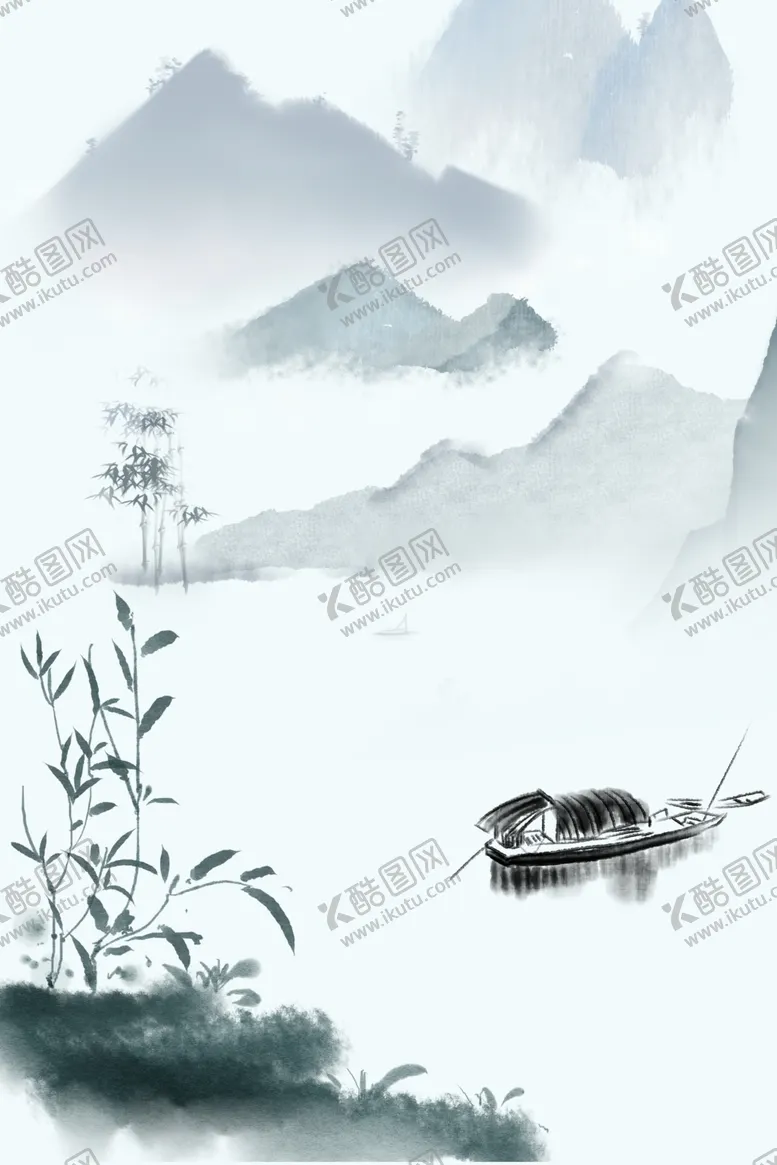 编号：85744905190530437601【酷图网】源文件下载-中国风水墨背景