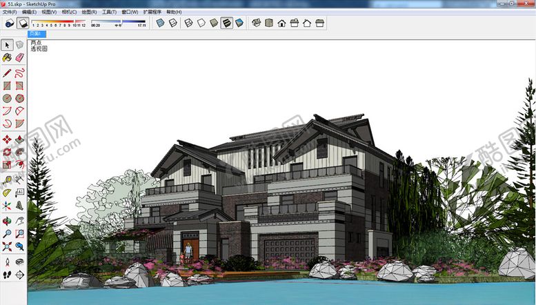 编号：18500709300028088904【酷图网】源文件下载-别墅45