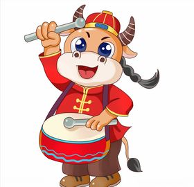 卡通牛