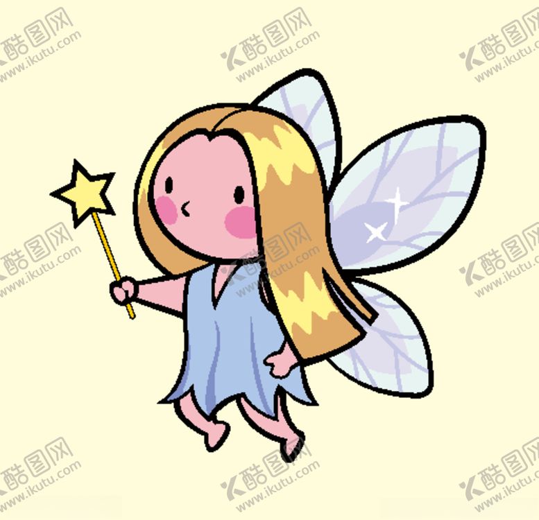 编号：29211410100709184494【酷图网】源文件下载-拿着魔法棒的仙女