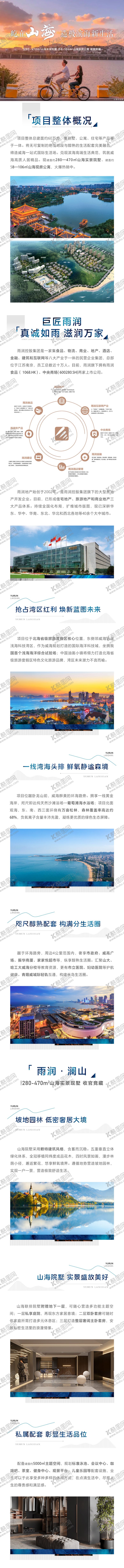 编号：42971510050505293448【酷图网】源文件下载-地产山海滨海别墅价值点长图