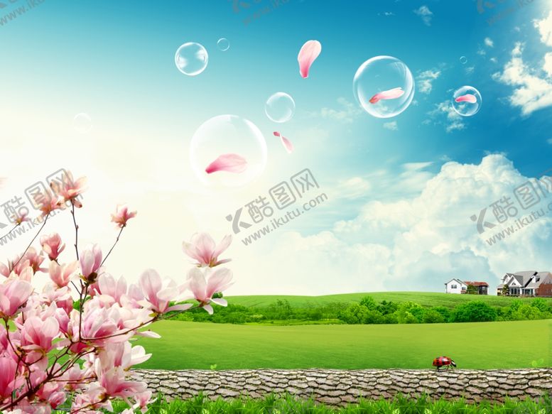 编号：53670709181529068497【酷图网】源文件下载-春天植物阳光明媚背景