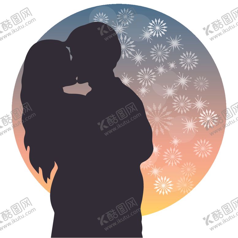 编号：52729905030117455459【酷图网】源文件下载-情侣剪影