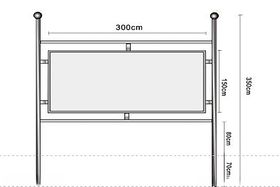 白钢宣传栏