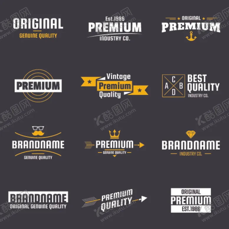 编号：79157506300906291708【酷图网】源文件下载-复古徽标