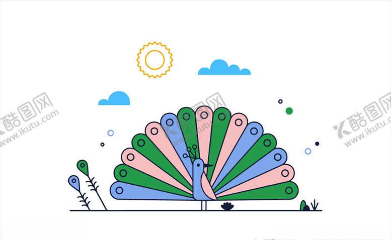 编号：17247010040727499580【酷图网】源文件下载-手绘卡通动物