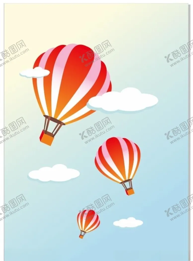 编号：48359806261810228424【酷图网】源文件下载-热气球插画矢量插画热气球