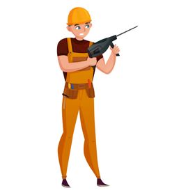 工人职业建筑作建筑地