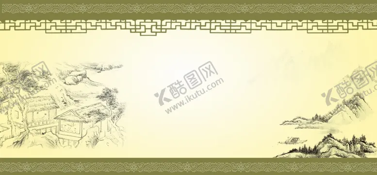 编号：37793312060104047459【酷图网】源文件下载-水墨山水素材图片
